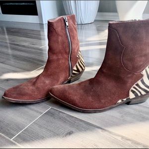 Free People Suede Booties